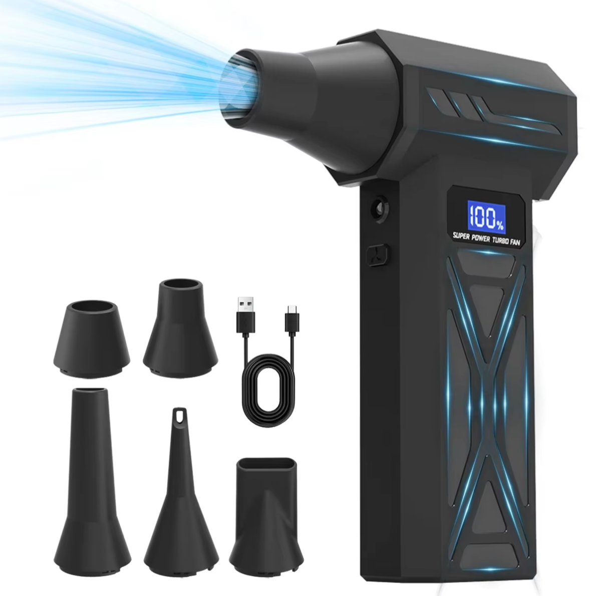 DreamDazz AirJet Pro - 5-in-1 Turbo Portable Fan Blower