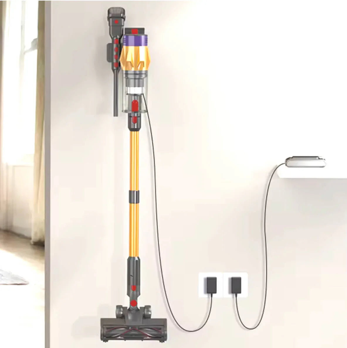 cordless vacuum cleaner wall mounted - By DreamDazz