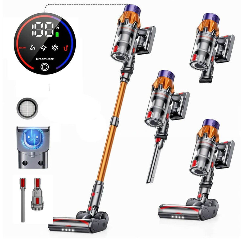 DreamDazz Gold Cordless Vacuum Cleaner