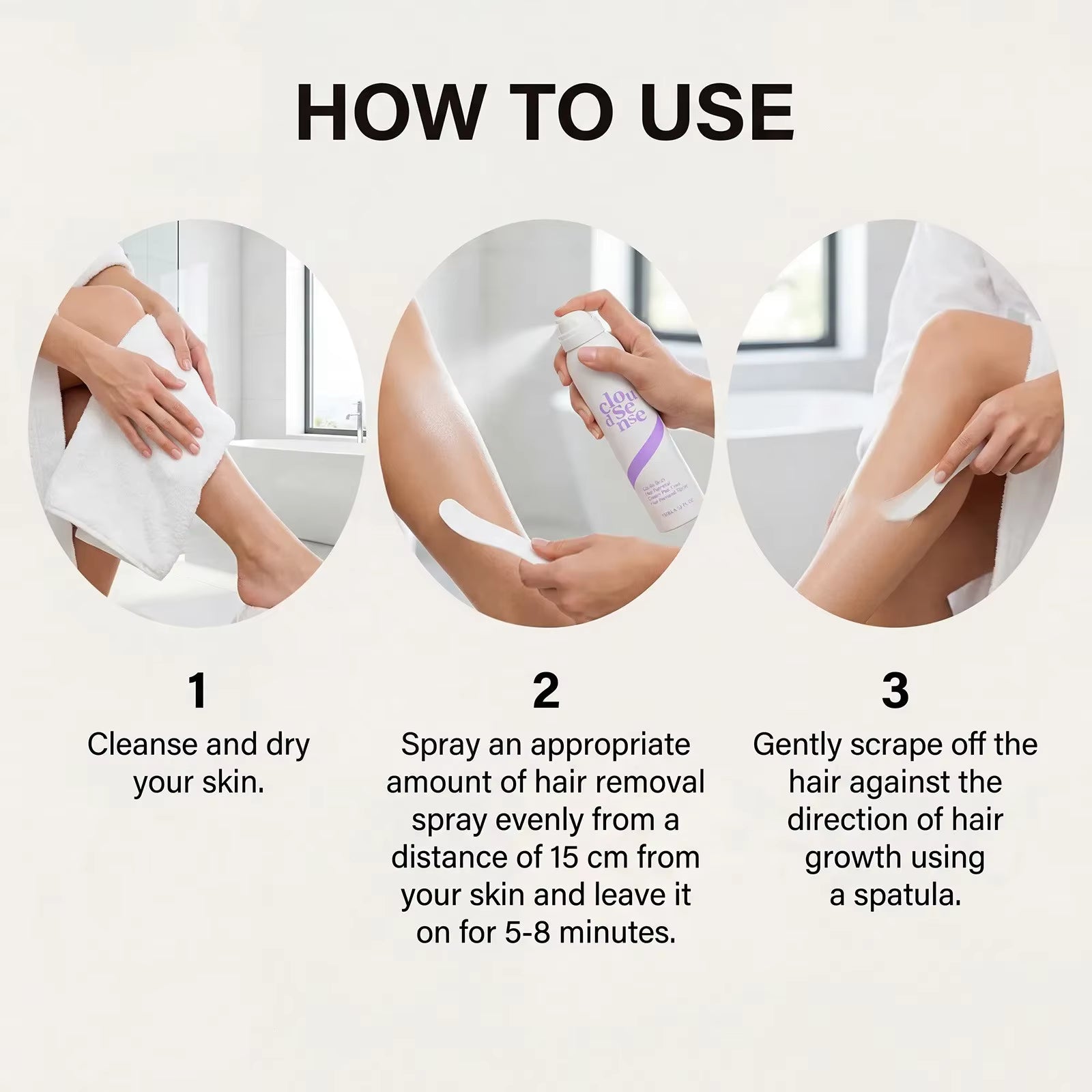 DreamDazz Hair Removal Spray (1 x Set)