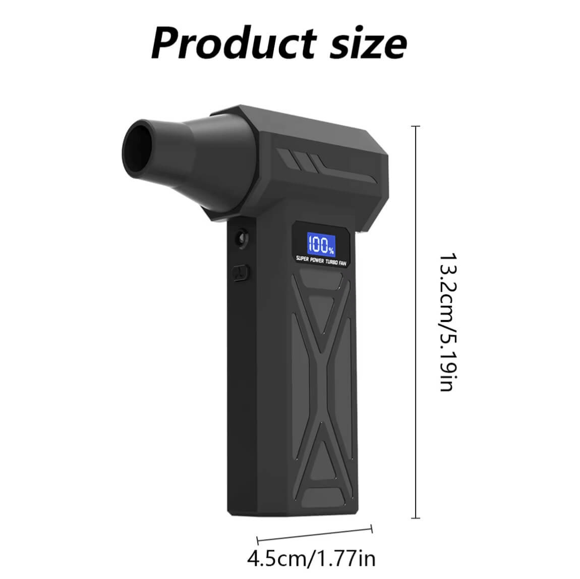 DreamDazz AirJet Pro - 5-in-1 Turbo Portable Fan Blower