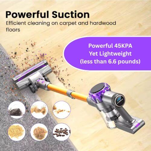 wireless vacuum cleaner with powerful suction by DreamDazz